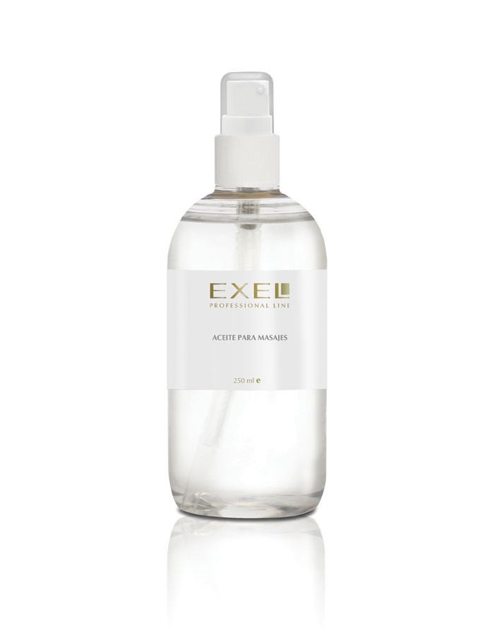 Aceite para Masajes x 250ml c/ Válvula Exel 