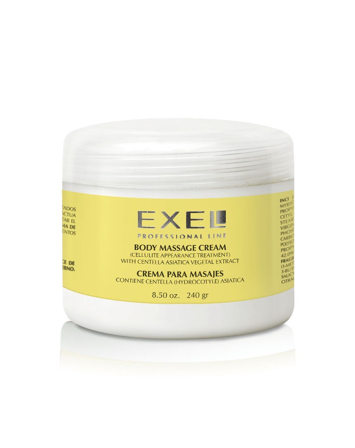 Crema para masajes con Centella Asiática x240g Exel