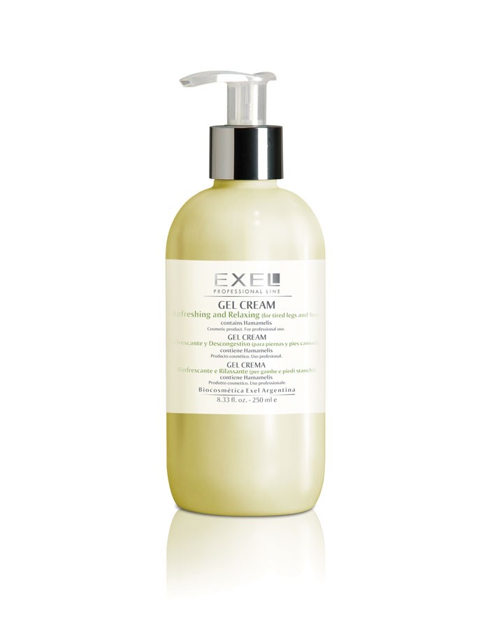 Gel Crema Refrescante Descongestivo x 250ml c/ Válvula Exel