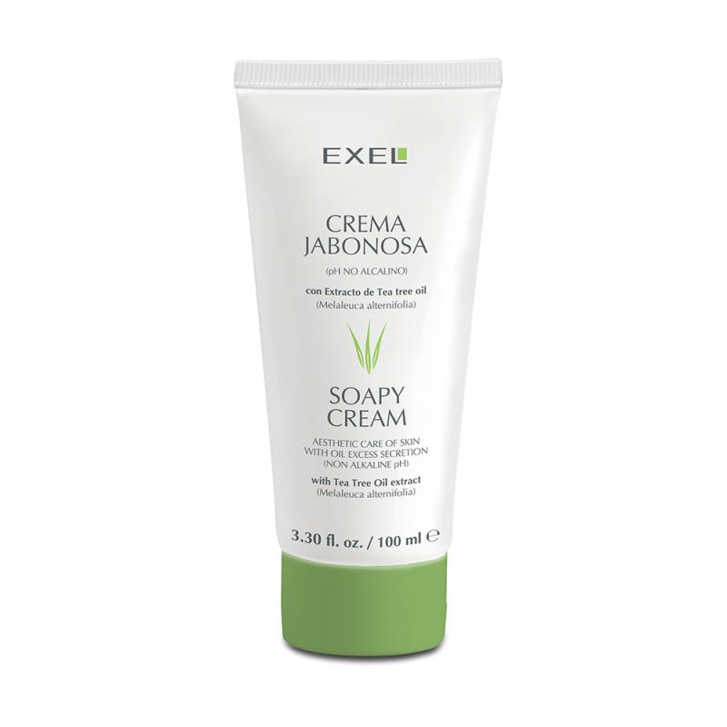 Crema Jabonosa piel Grasa Acneica x 100ml Exel