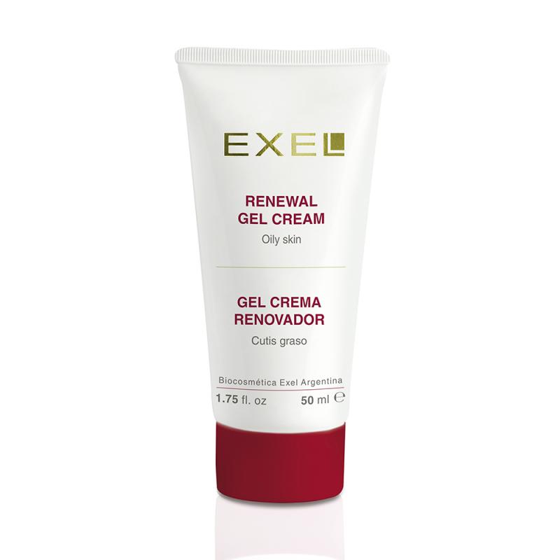 Gel Crema Activa Renovadora Cutis Graso x 50ml Exel