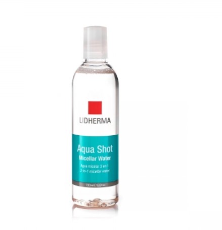 Aquashot Loción Micelar x 190ml. Lidherma 