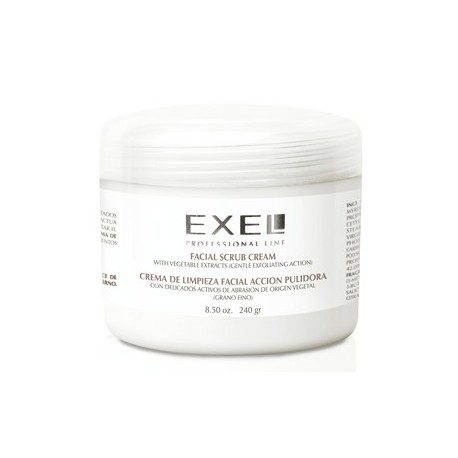 Crema de Limpieza Facial pulidora Grano Fino x 240ml Exel