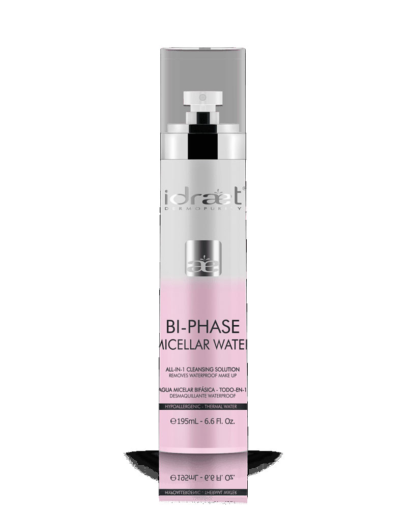 Agua Micelar Bifásica x 195ml, Idraet