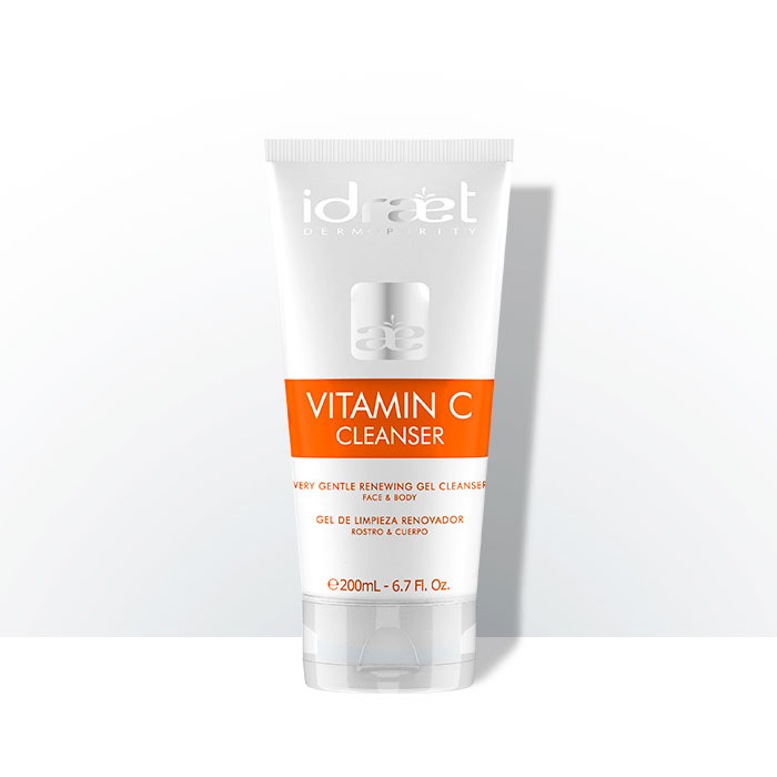 Vitamina C Gel de Limpieza Renovador Rostro y Cuerpo, Idraet